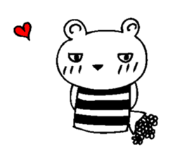 Cool Border Bear sticker #7145395