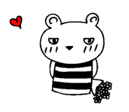 Cool Border Bear sticker #7145395