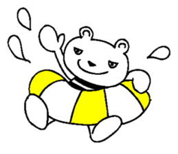 Cool Border Bear sticker #7145398