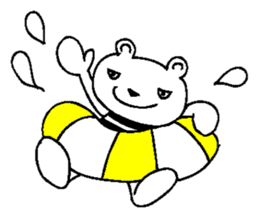 Cool Border Bear sticker #7145398