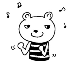 Cool Border Bear sticker #7145399