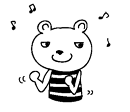 Cool Border Bear sticker #7145399