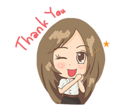 Cute Girl University sticker #7145671