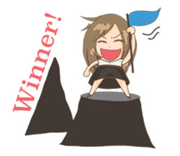 Cute Girl University sticker #7145672