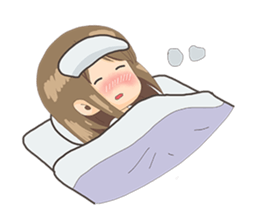 Cute Girl University sticker #7145675