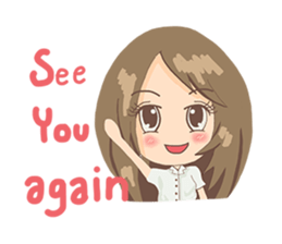 Cute Girl University sticker #7145679