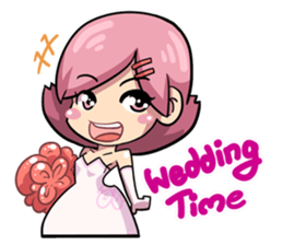 OhLiang & NomYen 's Wedding sticker #7146241