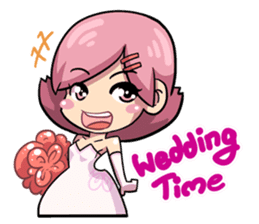 OhLiang & NomYen 's Wedding sticker #7146241