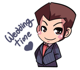 OhLiang & NomYen 's Wedding sticker #7146242