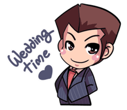OhLiang & NomYen 's Wedding sticker #7146242