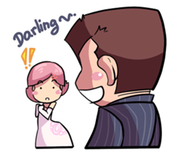 OhLiang & NomYen 's Wedding sticker #7146247