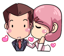 OhLiang & NomYen 's Wedding sticker #7146251