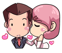 OhLiang & NomYen 's Wedding sticker #7146251