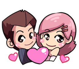 OhLiang & NomYen 's Wedding sticker #7146271