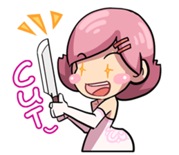 OhLiang & NomYen 's Wedding sticker #7146275