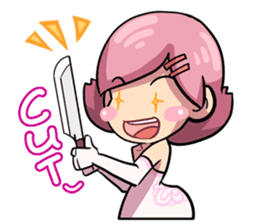 OhLiang & NomYen 's Wedding sticker #7146275