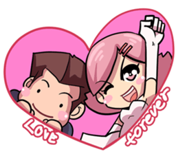 OhLiang & NomYen 's Wedding sticker #7146279