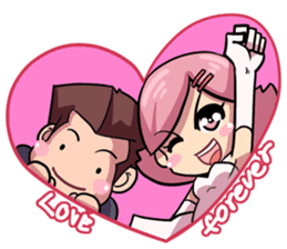 OhLiang & NomYen 's Wedding sticker #7146279