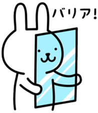 Rabbit and bear sticker. sticker #7146763