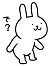 Rabbit and bear sticker. sticker #7146764