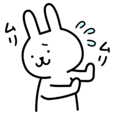 Rabbit and bear sticker. sticker #7146773