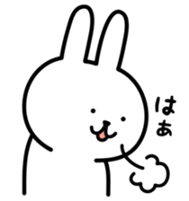 Rabbit and bear sticker. sticker #7146774