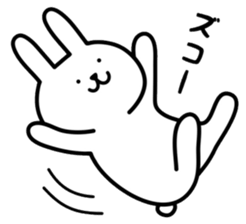 Rabbit and bear sticker. sticker #7146779