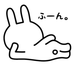 Rabbit and bear sticker. sticker #7146792