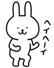 Rabbit and bear sticker. sticker #7146797