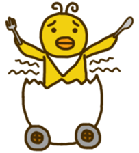 Ducky's Egg Car sticker #7148012