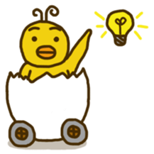 Ducky's Egg Car sticker #7148018