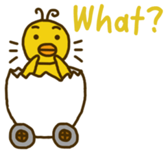 Ducky's Egg Car sticker #7148023