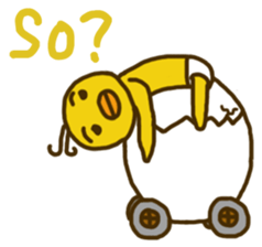 Ducky's Egg Car sticker #7148035