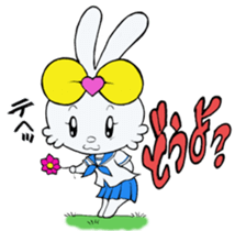 jk rabbit  pyon-chan sticker #7148281