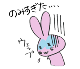 hebereke usagi sticker #7148702