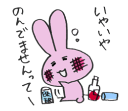 hebereke usagi sticker #7148719