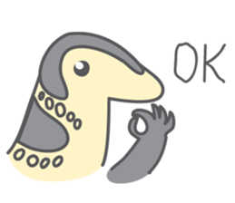 Varanus salvator of Thailand sticker #7148738