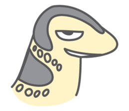 Varanus salvator of Thailand sticker #7148741