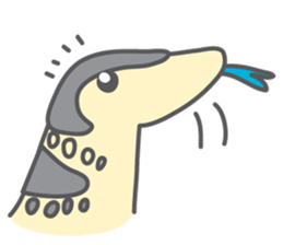 Varanus salvator of Thailand sticker #7148745