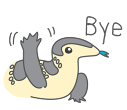 Varanus salvator of Thailand sticker #7148751