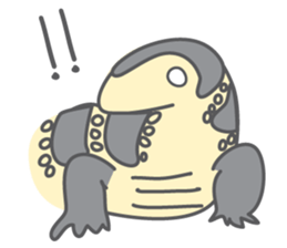 Varanus salvator of Thailand sticker #7148759