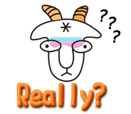 Mr. Yaggeee,a bartender of goat. sticker #7148804