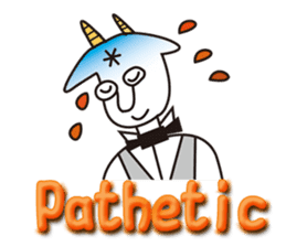 Mr. Yaggeee,a bartender of goat. sticker #7148810