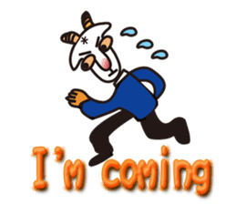 Mr. Yaggeee,a bartender of goat. sticker #7148815