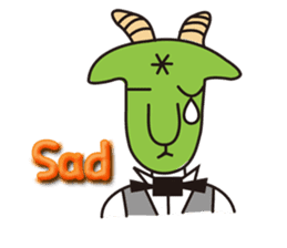 Mr. Yaggeee,a bartender of goat. sticker #7148816