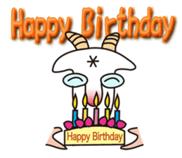 Mr. Yaggeee,a bartender of goat. sticker #7148822