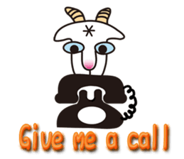 Mr. Yaggeee,a bartender of goat. sticker #7148823