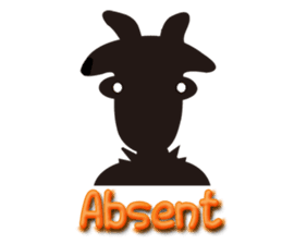 Mr. Yaggeee,a bartender of goat. sticker #7148825