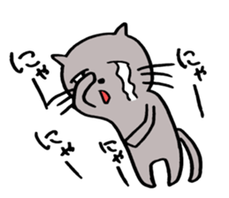 cat cry sticker #7149019