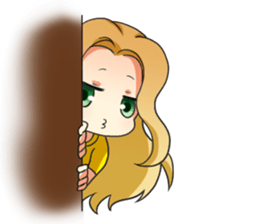 Flighty girl Cathy sticker #7149342